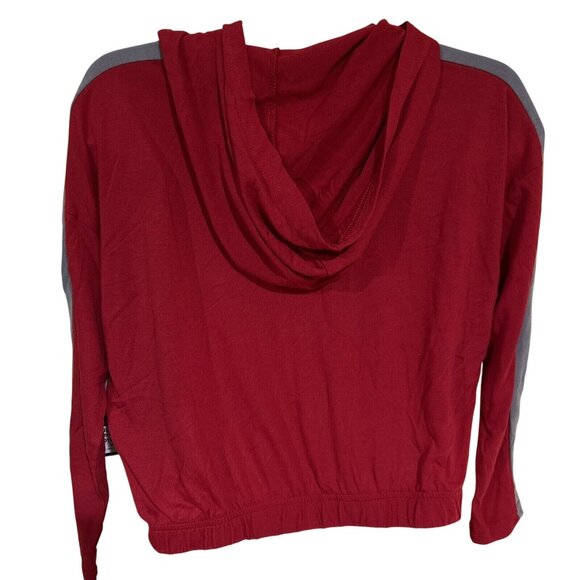 NEW Ohio State OSU Buckeyes Colosseum Red LS Hooded Shirt Girl's M (7-8) - Picture 6 of 7